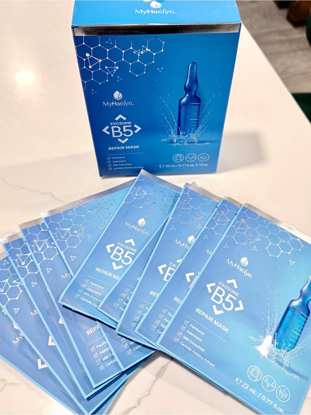 MyHaelyn Exosome B5 Repair Sheet Mask 23ml x10 Korean Skincare